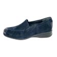 Damen Komfort Slipper Dunkelblau von Semler 16954 Online Sale