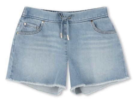 Girls Blue Denim Shorts For Sale