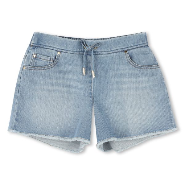 Girls Blue Denim Shorts For Sale