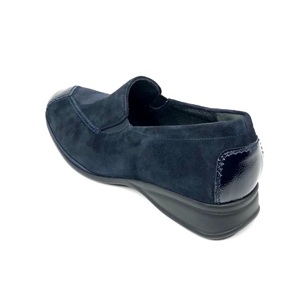 Damen Komfort Slipper Dunkelblau von Semler 16954 Online Sale