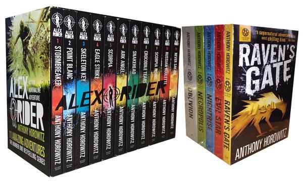 Alex Rider & Power of Five 16 Books Collection By Anthony Horowitz - Ages 9-14 - Paperback Online now