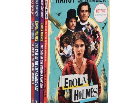 Enola Holmes 4 Books Collection Set By Nancy Springer - Young Adult - Paperback Fashion