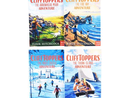 Clifftoppers Adventure 4 Books Collection By Fleur Hitchcock - Paperback - Age 7-9 Hot on Sale