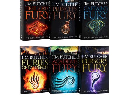 Codex Alera by Jim Butcher: Books 1-6 Complete Collection Set - Fiction - Paperback Online Sale