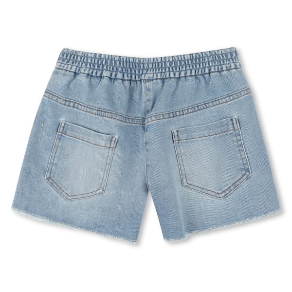 Girls Blue Denim Shorts For Sale