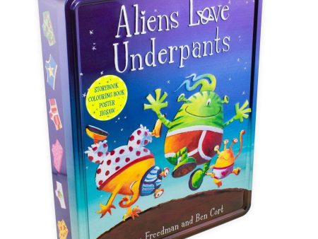 Aliens Love Underpants Anniversary Tin By Claire Freedman and Ben Cort - Ages 0-5 - Board Book Online now