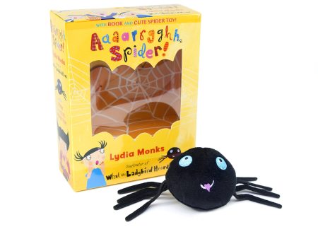 Aaaarrgghh Spider! With Book and Cute Spider Toy! By Lydia Monks - Ages 3-12 - Paperback Online now