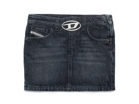 Girls Black Denim Skirt Cheap