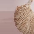 Women Beige WHIPPED CREAM Pleated Bag(35x25cm) Online now