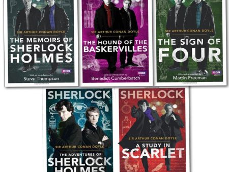 Sherlock Holmes Collection 5 Book set - Adult - Paperback by Sir Arthur Conan Doyle For Discount