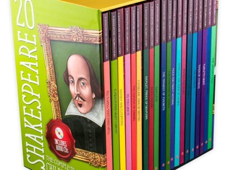 20 Children s Shakespeare Story Books with Audio CD - Tragedy & Comedy - Hardback - Macaw Books For Cheap