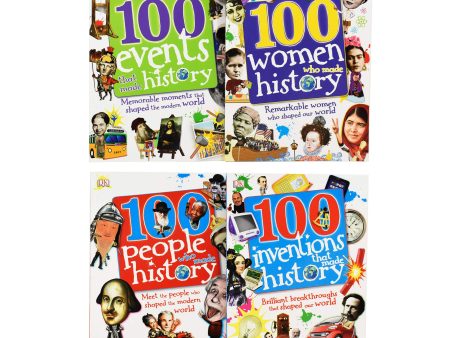 100 History Series 4 Books Collection Set by DK - Ages 7-9 - Paperback on Sale