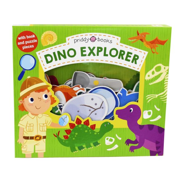 Let s Pretend Dino Explorer by Priddy Books - Ages 0-5 - Board Book Online Hot Sale