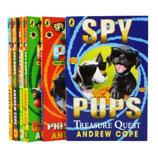 Spy Pups 6 Books Collection Set By Andrew Cope - Ages 7-9 - Paperback For Discount