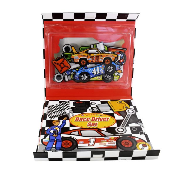 Let s Pretend Race Driver Set by Priddy Books - Ages 0-5 - Board Book on Sale