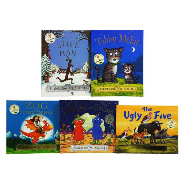 Julia Donaldson Children Collection 5 Books Set - Ages 2-7 - Paperback For Sale