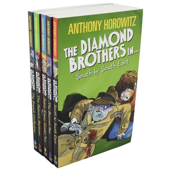 Diamond Brothers Detective Agency 5 Books Collection by Anthony Horowitz - Ages 9-14 - Paperback For Sale