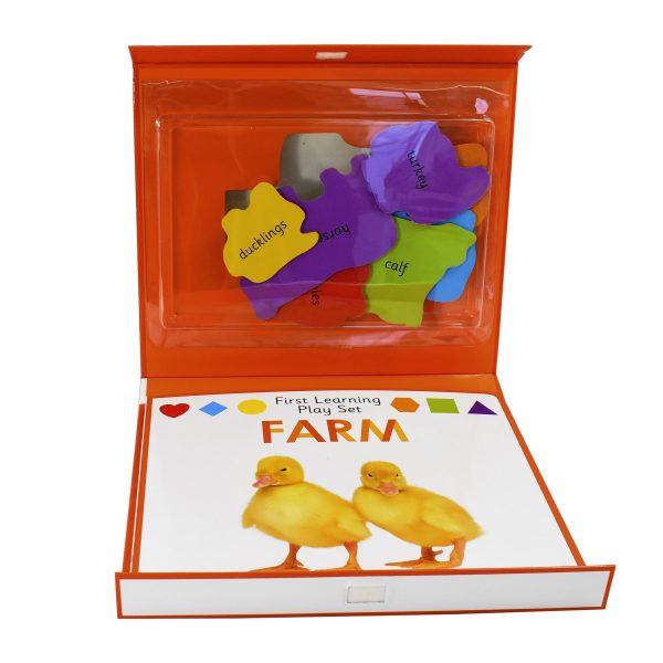 First Learning Play Set: Farm by Priddy Books - Ages 0-5 - Board Book Cheap