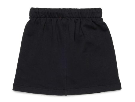 Girls Black Cotton Skirt For Discount