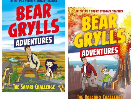 A Bear Grylls Adventure Series 2 Books Collection Set - Ages 5-8 - Paperback Hot on Sale