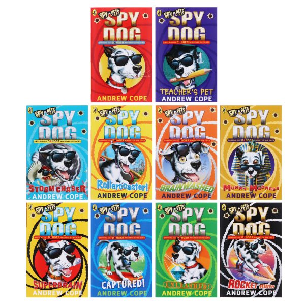 Spy Dog Series 10 Books Collection Set By Andrew Cope - Ages 7-12 - Paperback on Sale