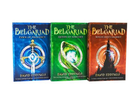 The Belgariad 3 Books Collection Set by David Eddings - Papeback - Young Adult Hot on Sale