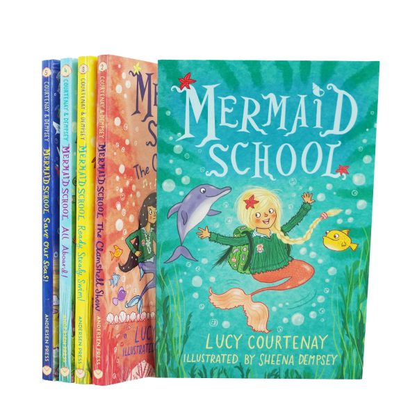 Mermaid School Series By Lucy Courtenay 5 Books Collection Set - Ages 6-9 - Paperback Online