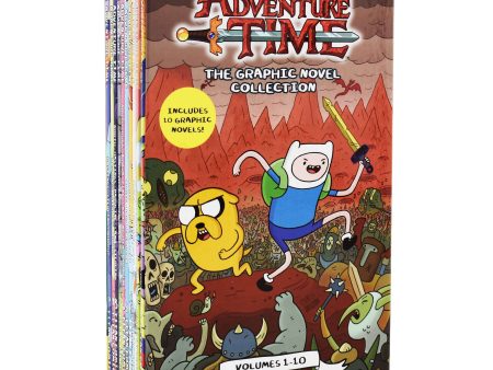 Adventure Time Series Volume 1-10 Graphic Novel Books Collection Box Set by Ryan North - Ages 7-9 - Paperback Hot on Sale