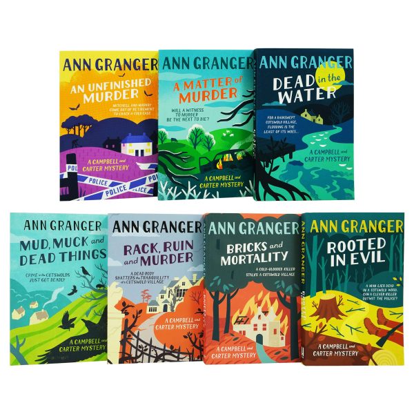 A Campbell and Carter Mystery Series 7 Books Collection by Ann Granger - Fiction - Paperback Online now