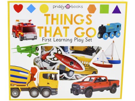 First Learning Play Set: Things That Go by Priddy Books - Ages 2+ - Board Book Online