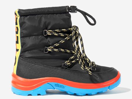 Stella McCartney Kids Snow Boots in Black Online Hot Sale