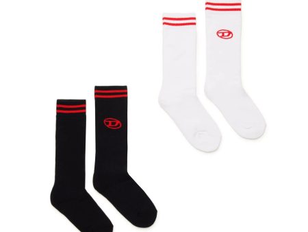 Boys & Girls Black Cotton Socks Set(2 Pack) For Cheap