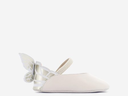 Sophia Webster Baby Girls Chiara Flat in White Sale