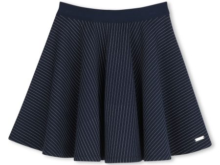 Girls Navy Striped Skirt Online Sale