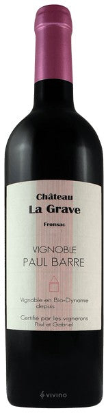 Paul Barre - Château La Grave Fronsac 2018 (750ml) Fashion