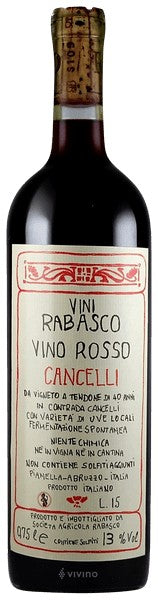 Rabasco - Cancelli Rosso 2021 (750ml) Online Hot Sale